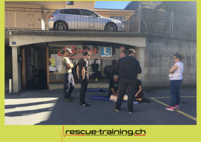 Rescue-training école de secourisme idem samaritains sauveteur permis de conduire entreprises BLS AED petite enfance Valais Lucien Cottier Street-L auto-école Riddes